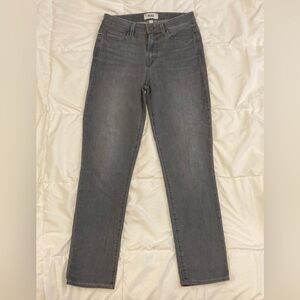 PAIGE Jeans Hoxton women’s Slim High Waist Jeans in Silver Bullet Size 28